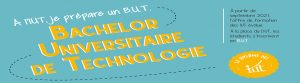 Bachelor Universitaire de Technologie (B.U.T.)  Bac+3  IUT de Colmar