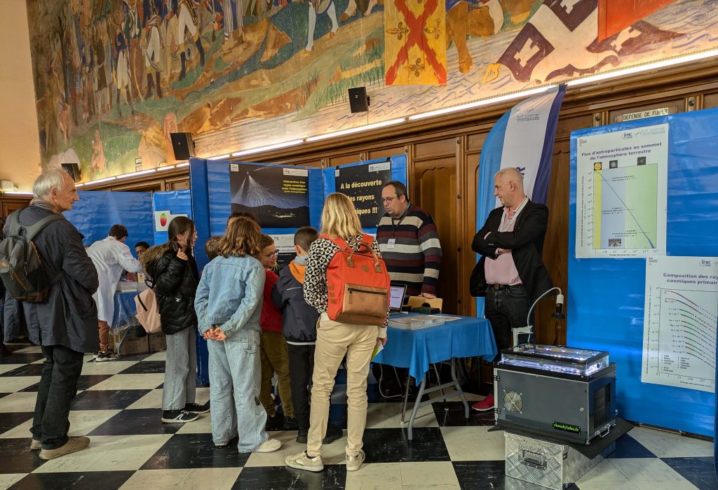 Atelier rayons cosmiques - Fête de la Science 2024