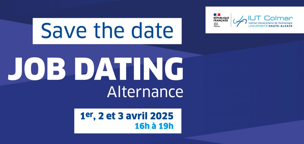 Jobdating alternance 1, 2 et 3 avril 2025